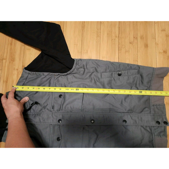 Dravus Heading Nowhere Black Gray Canvas Full Zip Hooded Hunting Jacket Men's M - Picture 7 of 10